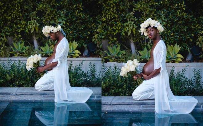 Repçi hamilə qadın obrazında - foto