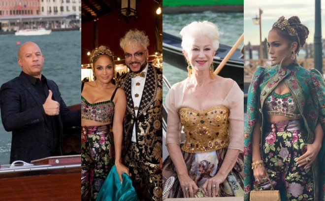 Məşhurlar gecəyə toplaşdılar - foto