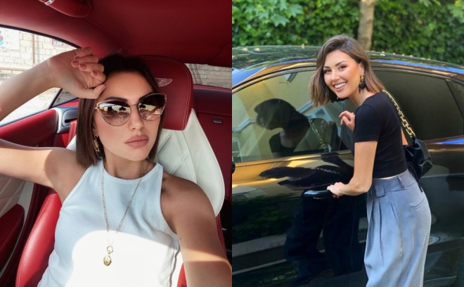 Safurə bahalı maşını ilə gündəmə gəldi - foto