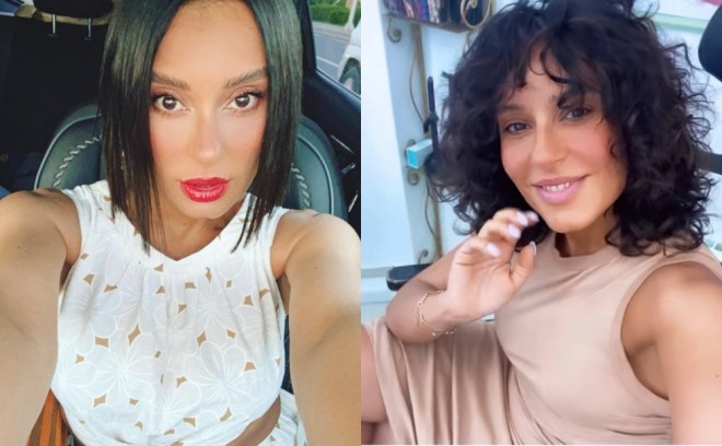 Tünzalə saçını buruq formaya salıb