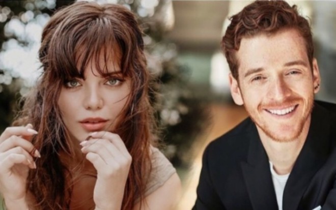 Aktrisa yazıçı sevgilisi ilə  əl-ələ - foto