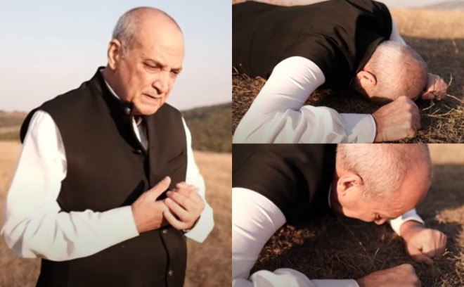 Rasim Balayev Cıdır düzündə duyğulu anlar yaşadı