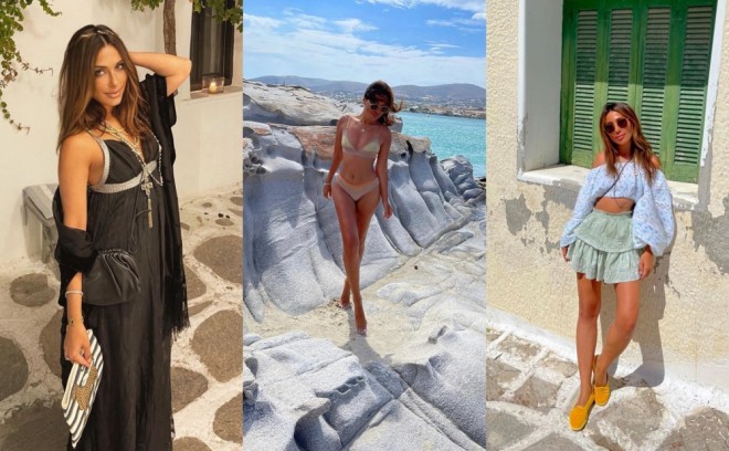 "Miss milenium" gözəli yay tətilini Yunanıstanda keçirdi - foto