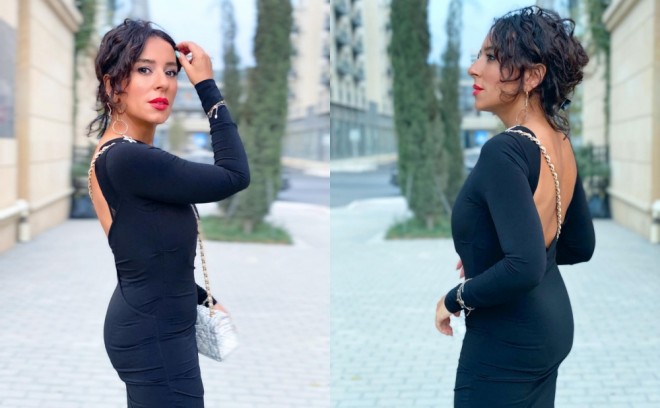 Xalq artisti libası ilə gündəmə gəldi - foto