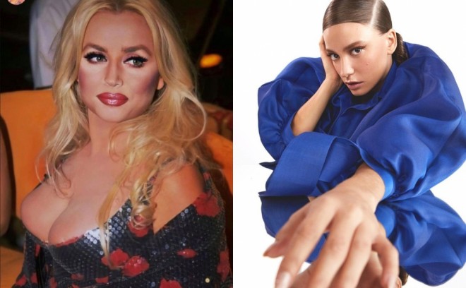 Müğənni aktrisanın ayaqlarını lağa qoydu