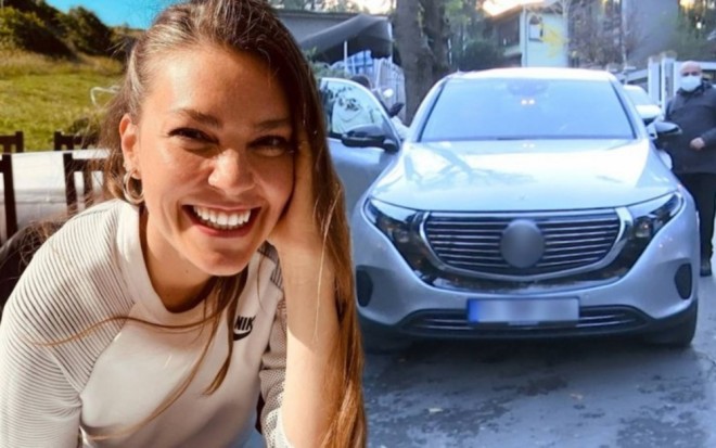 Aktrisa avtomobilini yenilənib - foto