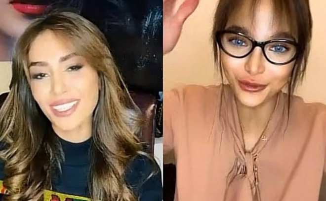 Pərvin ilə model Səmra  barışıb