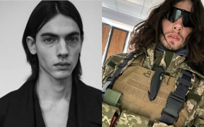 Ukraynalı model orduya qoşulub - foto