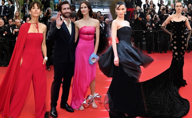 Qırmızı xalçada gözəl görünənlər - foto