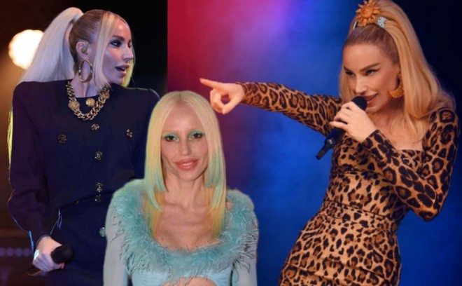 Müğənni geyimləri ilə diqqət çəkib - foto