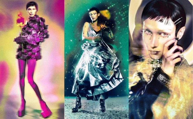 Supermodel maraqlı fotosessiya etdirib
