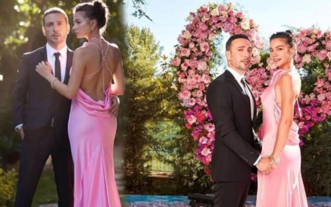 Aktrisa nişanlısına bahalı saat alıb - foto