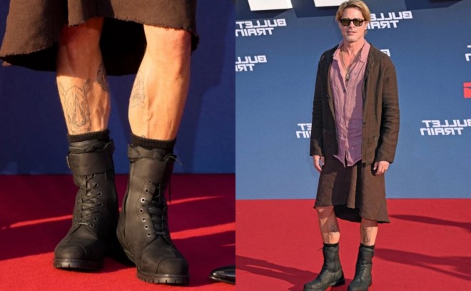 Bred Pitt geyim tərzini dəyişib - foto