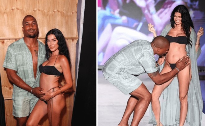 Model podiumda qonaqları təəccübləndirib - foto