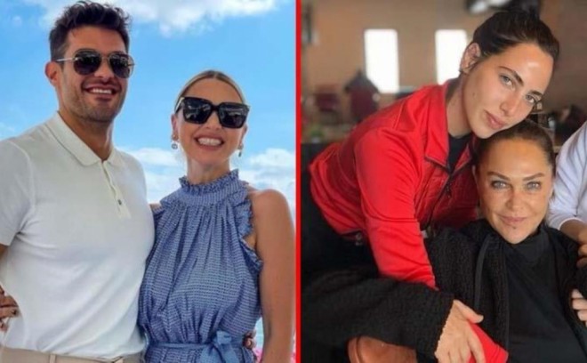 Hülya Avşarın qızı ilə görüntüləndi - foto