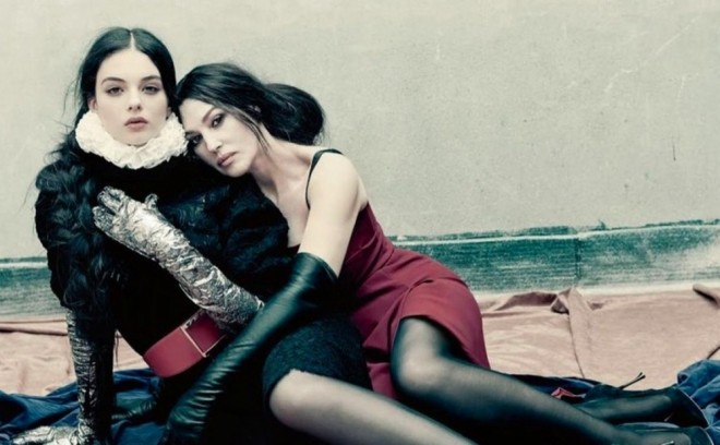 Monika ın 18 yaşlı qızı ilk dəfə  jurnalda yer alıb - fotosessiya