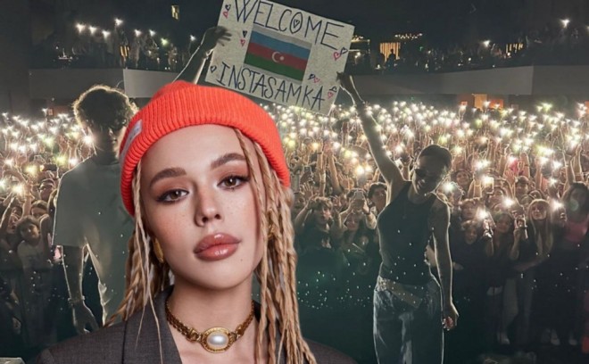 Darya Bakı konsertindən razı qalıb-foto