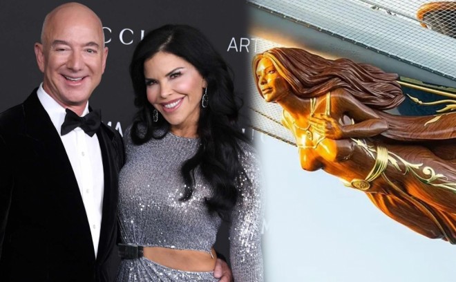 Biznesmenin sevgilisinə heykəl qoyulub-foto
