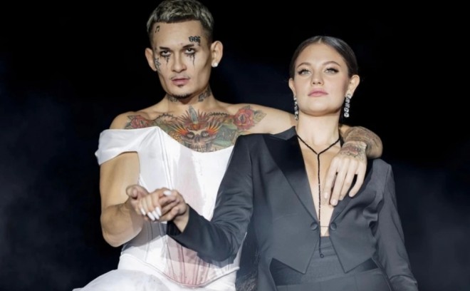 Reper bloger ilə gizli görüşüb-foto