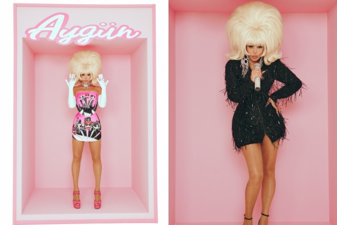 Aygün tamamilə fərqli obraz yaradıb-foto