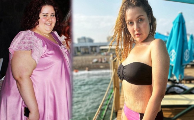 Aktrisa 108 kilo çəki atıb - foto