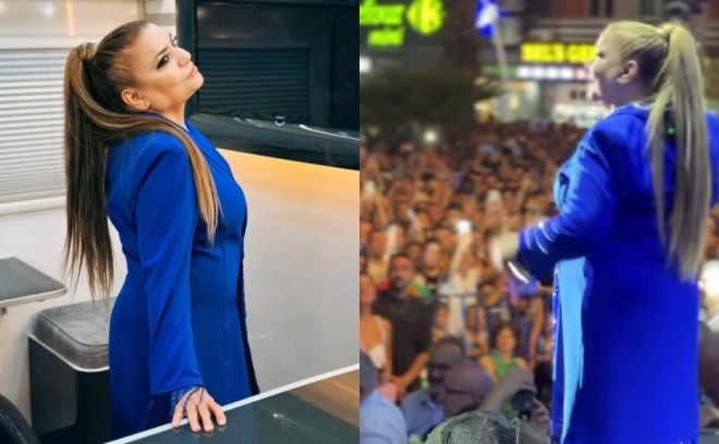 Kibariyə artıq çəkilərini gizlətməyə çalışıb