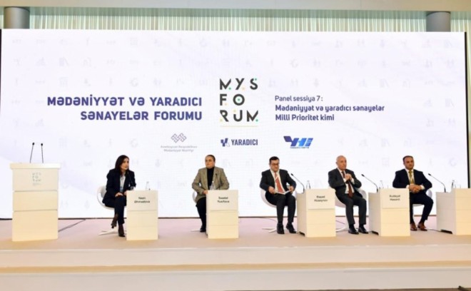 Bakıda Mədəniyyət və Yaradıcı Sənayelər Forumu keçirilib