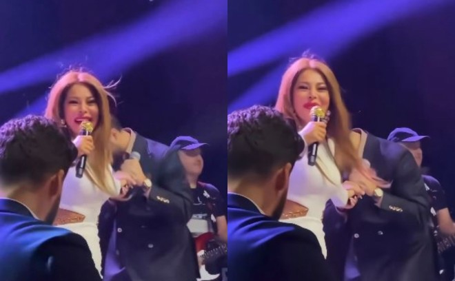 Xalq artisti səhnədə maraqlı anlar yaşadıb