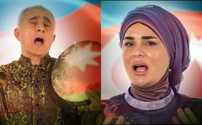 Xalq artisti qızı ilə Zəfər Günü yeni duet oxuyub