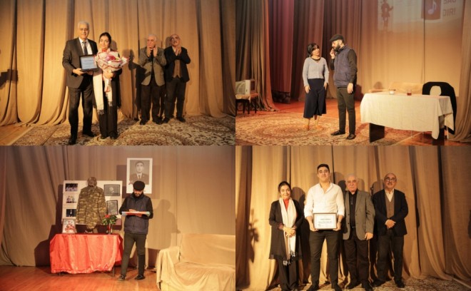 Xalq Teatrları Festivalının mükafatlandırılması mərasimi - foto