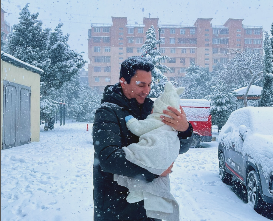 Məşhur qiraətçi oğlu ilə