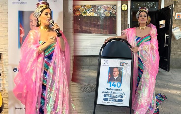 Elza İsveçdə tədbirə qatılıb - FOTO