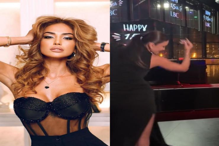 Pərvin səhnədə rəqs edib - VİDEO