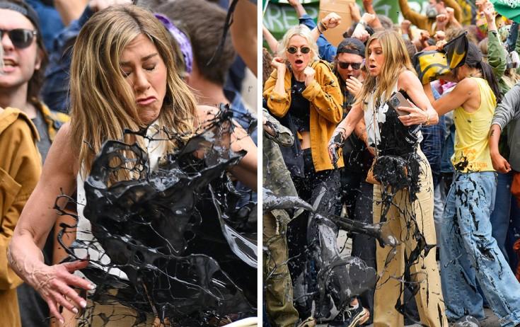 Üstünə qara boya atdılar