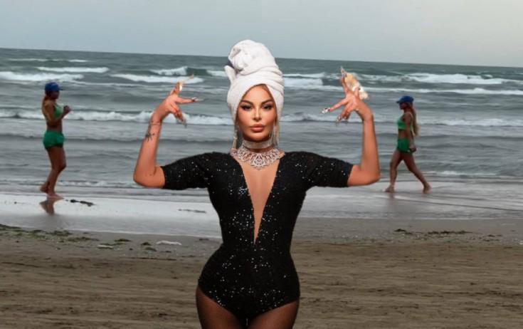 Aygünün dənizkənarı istirahəti - VİDEO