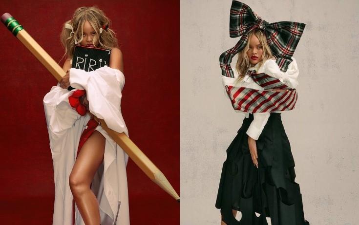 Rihanna məktəbli qızı canlandırıb - FOTO