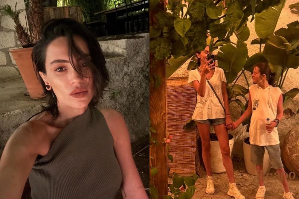 Ana və oğul Çeşmədə dincəlir - FOTO