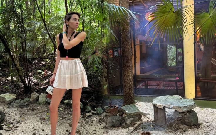 Günay Meksikada yoqa dərsləri keçib