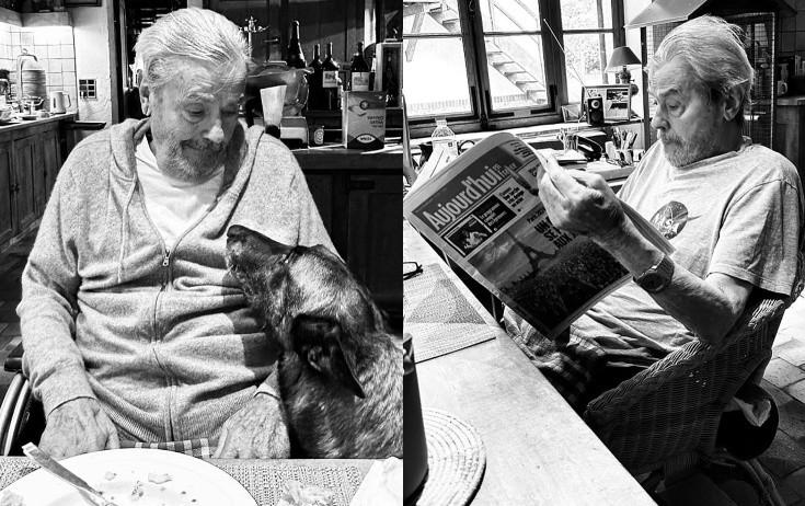 Alen Delonun son illəri - FOTO