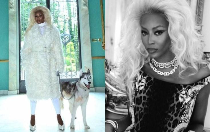 Modelin fərqli sarı saçları - FOTO