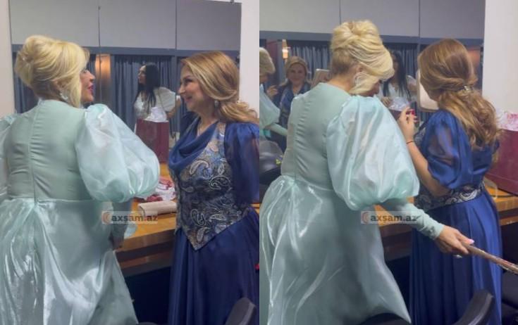 Əməkdar artist Xalq artistini tərifləyib - VİDEO