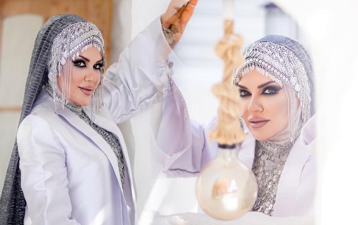 Xuraman bənövşəyi geyimdə - FOTO