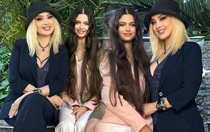 Xalq artisti qızı ilə - FOTO