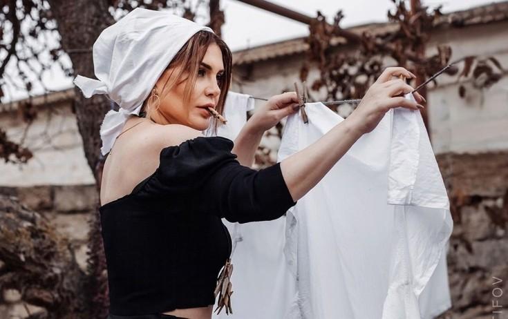 Xatun evdar qadın obrazında - FOTO