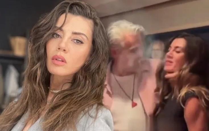 Aktrisanın saçı yanıb - VİDEO