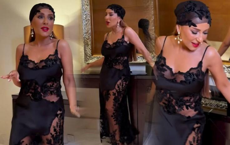 Tünzalə qara atlasda - VİDEO