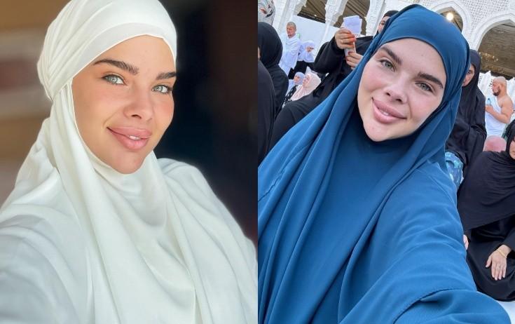 Aktrisa Mədinə və Məkkədə - FOTO