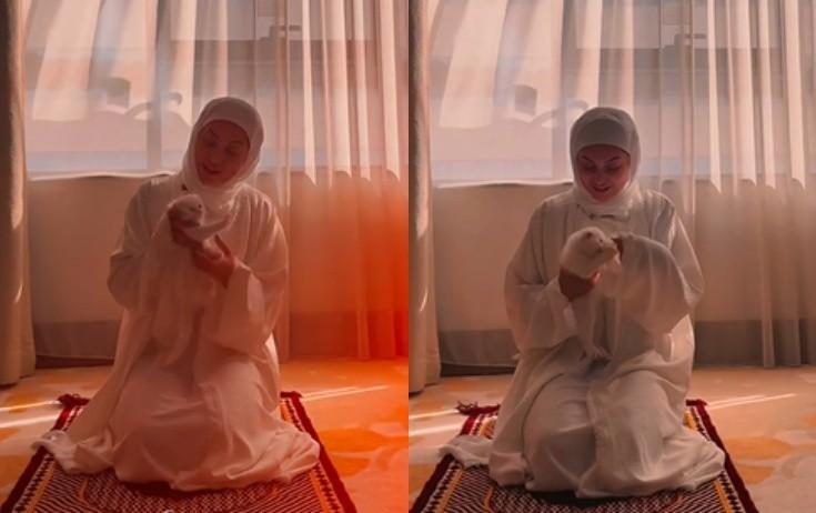 Ayan hicab geyinib - VİDEO