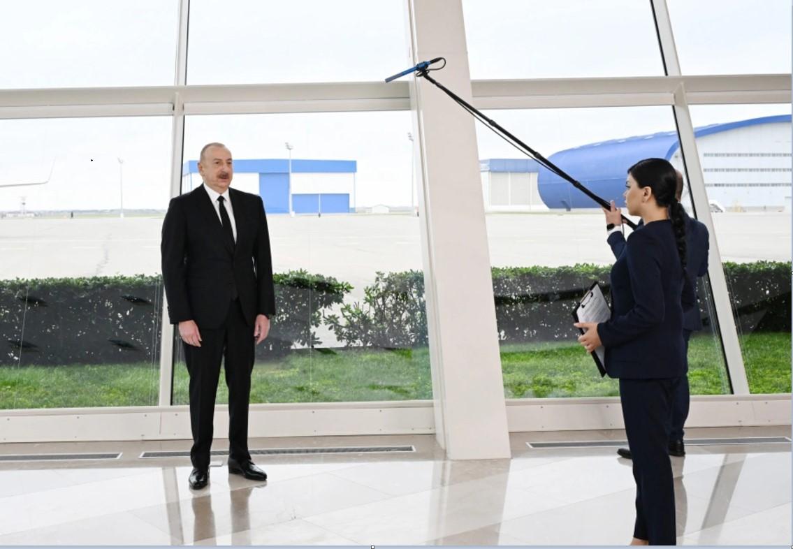 Prezident İlham Əliyev Azərbaycan Televiziyasına müsahibə verib - FOTO - VİDEO