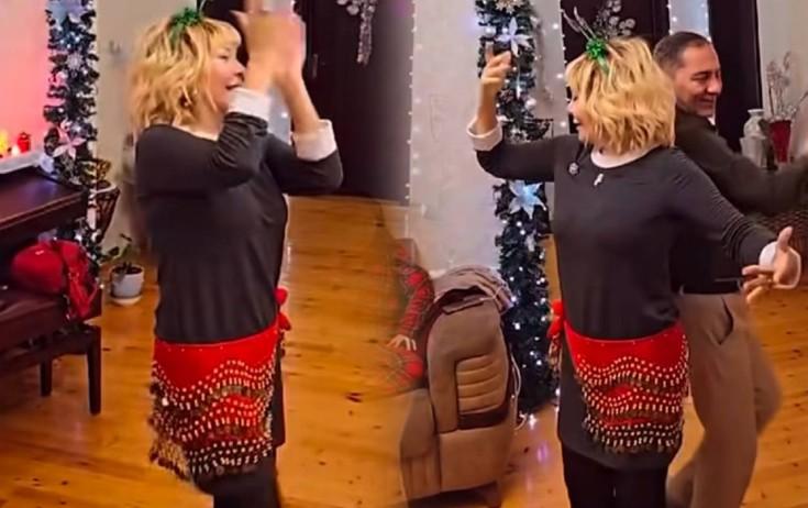 Xalq artistinin maraqlı rəqsi - VİDEO